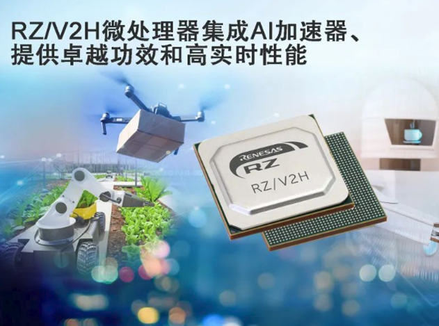 瑞薩電子推出RZ/V2H微處理器：高性能機器