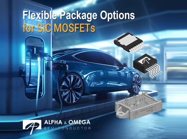 AOS推出第二代 SiC MOSFET 封裝組合，賦予設計靈活性