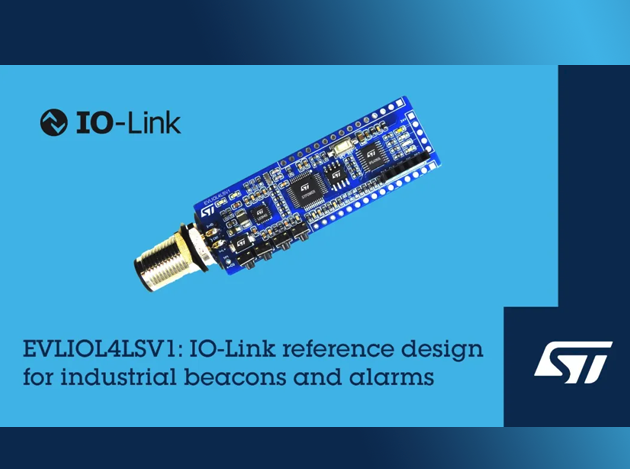 意法半導體IO-Link參考設計：加速工業報警執行器開發
