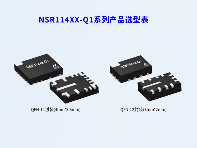 【新品發布】納芯微NSR114xx-Q1系列：助力新能源汽車電源升級