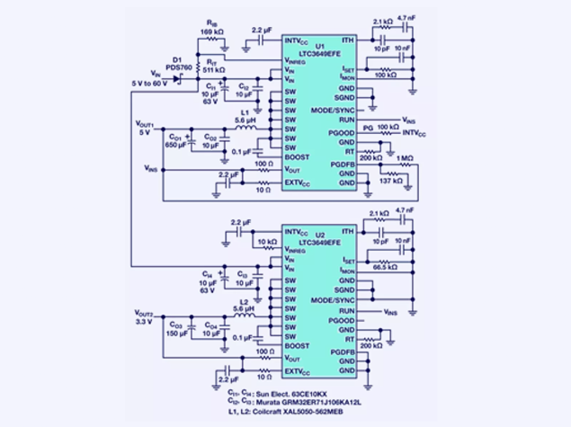 LTC3649單芯片降壓調節器在電源保持應用中的優勢