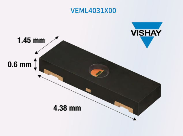 Vishay發布首款AEC-Q100認證矩形環境光