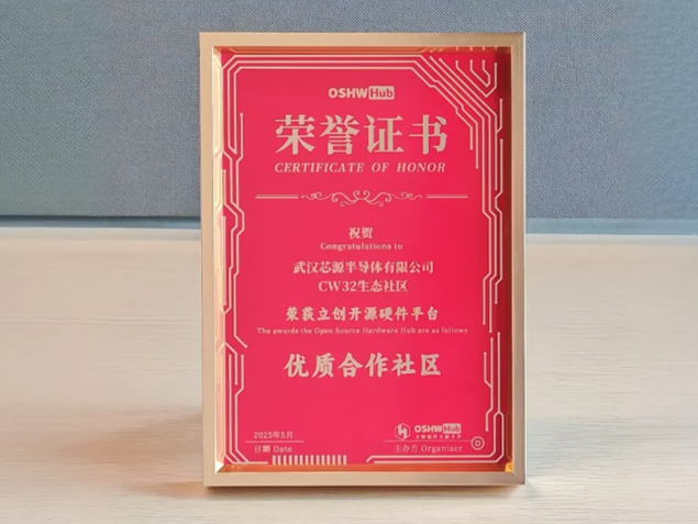 芯源半導體CW32生態社區獲立創平臺“優