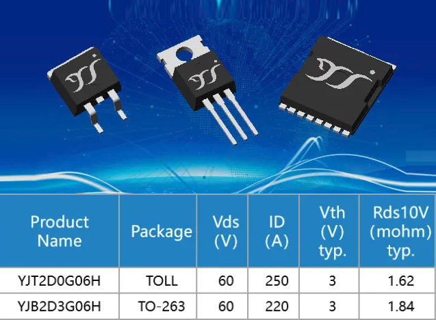 揚杰科技發布N60V SGT MOSFET，賦能清潔